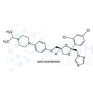 1-[4-[[(2RS,4SR)-2-(2,4-Dichlorophenyl)-2-[(lH-1,2,4-triazol-1-yl)methyl]-1,3-dioxolan-4-yl]methoxy]phenyl]-4-(1methylethyl)piperazine
