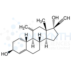 (3S,8S,9S,10R,13S,14S,17S)-17-ethynyl-13-methyl-11-methylene-2,3,6,7,8,9,10,11,12,13,14,15,16,17-tetradecahydro-1H-cyclopenta[a]phenanthrene-3,17-diol