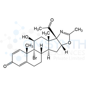 9α-Bromo-21-deacetoxy Deflazacort