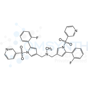 1-(5-(2-Fluorophenyl)-1-(pyridin-3-ylsulfonyl)-1H-pyrrol-3-yl)-N-((5-(2-fluorophenyl)-1-(pyridin-3-ylsulfonyl)-1H-pyrrol-3-yl)methyl)-N-methylmethanamine