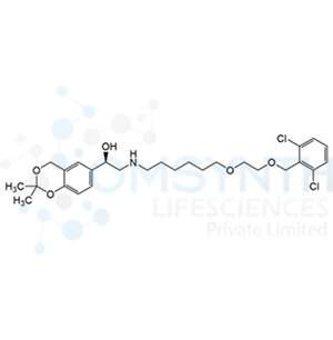 (1R)-2-[[6-[2-[(2,6-Dichlorobenzyl)oxy]ethoxy]hexyl]amino]-1-(2,2-dimethyl-4H-1,3-benzodioxin-6-yl)ethanol
