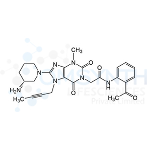 (R)-N-(2-Acetylphenyl)-2-(8-(3-aminopiperidin-1-yl)-7-(but-2-yn-1-yl)-3-methyl-2,6-dioxo-2,3,6,7-tetrahydro-1H-purin-1-yl)acetamide