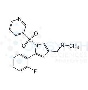 1-(5-(2-Fluorophenyl)-1-(pyridin-3-ylsulfonyl)-1H-pyrrol-3-yl)-N-methylmethanimine