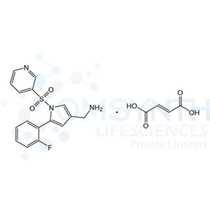 (5-(2-Fluorophenyl)-1-(pyridin-3-ylsulfonyl)-1H-pyrrol-3-yl)methanamine Fumarate