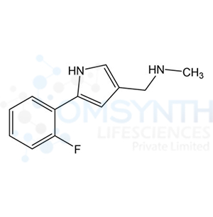 1-(5-(2-Fluorophenyl)-1H-pyrrol-3-yl)-N-methylmethanamine