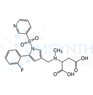 N-((5-(2-Fluorophenyl)-1-(pyridin-3-ylsulfonyl)-1H-pyrrol-3-yl)methyl)-N-methylaspartic Acid