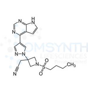 2-(3-(4-(7H-Pyrrolo[2,3-d]pyrimidin-4-yl)-1H-pyrazol-1-yl)-1-(ethylsulfonyl)azetidin-3-yl)acetic acid