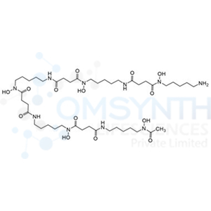 N1-(38-Amino-11,22,33-trihydroxy-7,10,18,21,29,32-hexaoxo-6,11,17,22,28,33-hexaazaoctatriacontyl)-N1-hydroxy-N4-(5-(N-hydroxyacetamido)pentyl)succinamide