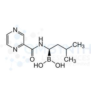 (R)-(3-methyl-1-(pyrazine-2-carboxamido)butyl)boronic acid