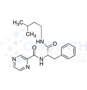 N-[(1S)-2-[(3-Methylbutyl)amino]-2-oxo-1-(phenylmethyl)ethyl]-2-pyrazinecarboxamide