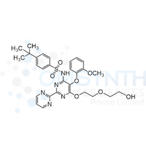 4-(tert-Butyl)-N-(6-(2-(2-hydroxyethoxy)ethoxy)-5-(2-methoxyphenoxy)-[2,2'-bipyrimidin]-4-yl)benzenesulfonamide
