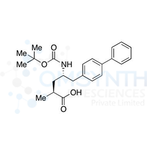 (2S,4S)-5-(Biphenyl-4-yl)-4-[(tert-butoxycarbonyl)amino]-2-methylpentanoic Acid