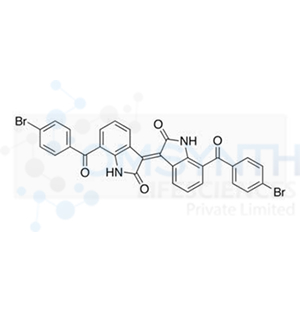 7,7'-Bis(4-bromobenzoyl)-1H,1'H-[3,3']-biindolinylidene-2,2'-dione