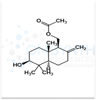 (+)-3-beta-Hydroxyalbicanyl Acetate