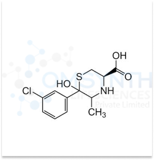 (3R,5RS,6RS)-6-(3-Chlorophenyl)-6-Hydroxy-5-Methyl-3-Thiomorpholine Carboxylic Acid