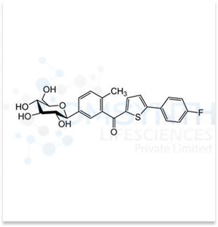 (5-(4-Fluorophenyl)thiophen-2-yl)(2-methyl-5-((2S,3R,4R,5S,6R)-3,4,5-trihydroxy-6-(hydroxymethyl)tetrahydro-2H-pyran-2-yl)phenyl)methanone