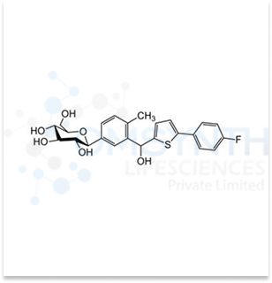 (2S,3R,4R,5S,6R)-2-(3-((5-(4-Fluorophenyl)thiophen-2-yl)(hydroxy)methyl)-4-methylphenyl)-6-(hydroxymethyl)tetrahydro-2H-pyran-3,4,5-triol