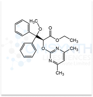 Ethyl (S)-2-((4,6-dimethylpyrimidin-2-yl)oxy)-3-methoxy-3,3-diphenylpropanoate