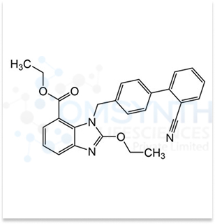 Ethyl 1-((2'-cyano-[1,1'-biphenyl]-4-yl)methyl)-2-ethoxy-1H-benzo[d]imidazole-7-carboxylate