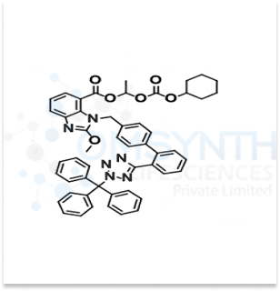 Candesartan Cilexetil N2-Trityl Methoxy Analog
