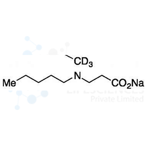 3-(N-Methyl-d3-N-pentylamino)propionic Acid Sodium Salt