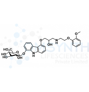 Carvedilol 8-Hydroxy 8-O-beta-D-Glucuronide