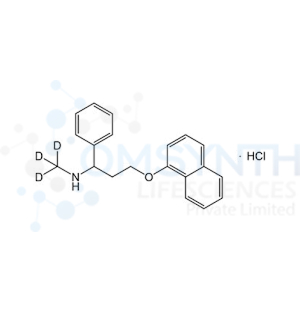 rac N-Demethyl Dapoxetine-d3 Hydrochloride