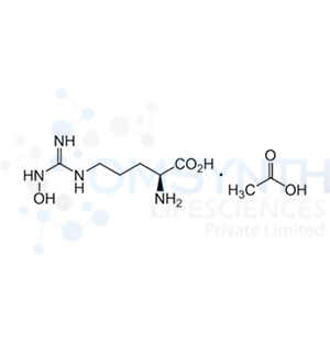 Nω-Hydroxy-L-arginine Compound with Acetic Acid (1:1)