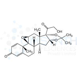 9-Desfluoro-9(11)-epoxy Triamcinolone Acetonide