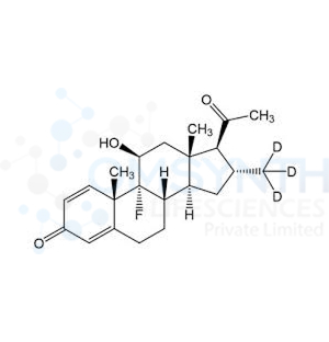 21-Dehydroxy Desoxymetasone-d3