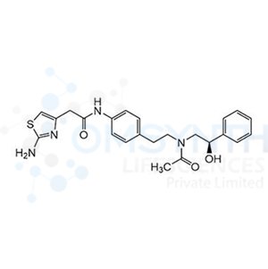 (R)-2-(2-Aminothiazol-4-yl)-N-(4-(2-(N-(2-hydroxy-2-phenylethyl)acetamido)ethyl)phenyl)acetamide