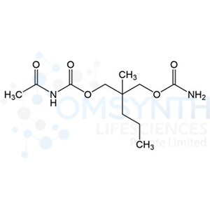 2-((Carbamoyloxy)methyl)-2-methylpentyl acetylcarbamate