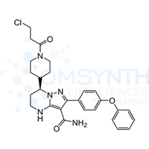 (S)-7-(1-Acryloylpiperidin-4-yl)-2-(4-phenoxyphenyl)-4,5,6,7-tetrahydropyrazolo[1,5-a]pyrimidine-3-carbonitrile