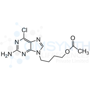 4-(2-Amino-6-chloro-9H-purin-9-yl)butyl Acetate