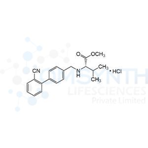 N-[(2'-Cyano[1,1'-biphenyl]-4-yl)methyl]-L-valine Methyl Ester Hydrochloride
