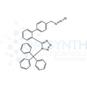 5-(4'-(Azidomethyl)-[1,1'-biphenyl]-2-yl)-1-trityl-1H-tetrazole5-(4'-(Azidomethyl)-[1,1'-biphen5-(4'-(Azidomethyl)-[1,1'-biphenyl]-2-yl)-1-trityl-1H-tetrazoleyl]-2-yl)-1-trityl-1H-tetrazole