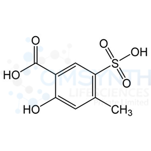 2-Hydroxy-4-methyl-5-sulfobenzoic Acid