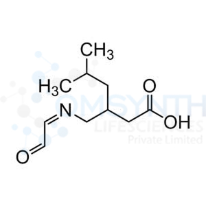 (Z)-5-Methyl-3-(((2-oxoethylidene)amino)methyl)hexanoic Acid