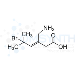 (Z)-3-(Aminomethyl)-5-bromo-5-methylhex-3-enoic Acid