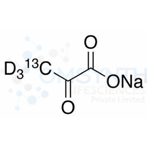 Pyruvic Acid-13C,d3 Sodium Salt