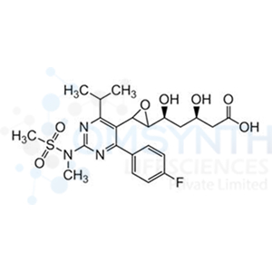 (3R,5S)-5-(3-(4-(4-Fluorophenyl)-6-isopropyl-2-(N-methylmethylsulfonamido)pyrimidin-5-yl)oxiran-2-yl)-3,5-dihydroxypentanoic Acid