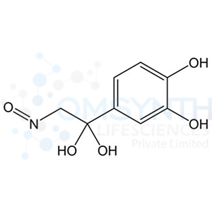 4-(1,1-Dihydroxy-2-nitrosoethyl)benzene-1,2-diol