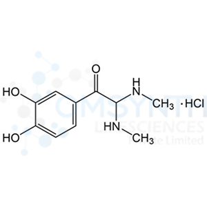 1-(3,4-Dihydroxyphenyl)-2,2-bis(methylamino)ethan-1-one Hydrochloride