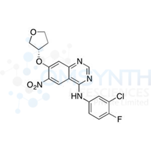 (S)-N-(3-Chloro-4-fluorophenyl)-6-nitro-7-(tetrahydrofuran-3-yloxy)quinazolin-4-amine