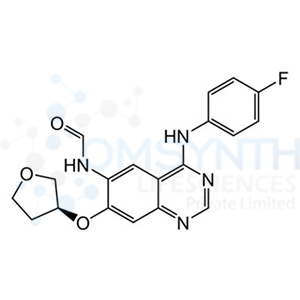 (S)-N-(4-((4-Fluorophenyl)amino)-7-((tetrahydrofuran-3-yl)oxy)quinazolin-6-yl)formamide