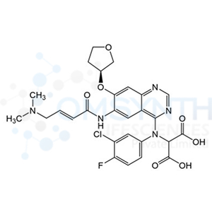 (S,E)-2-((3-Chloro-4-fluorophenyl)(6-(4-(dimethylamino)but-2-enamido)-7-((tetrahydrofuran-3-yl)oxy)quinazolin-4-yl)amino)malonic acid