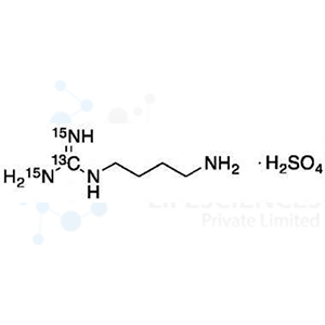 Agmatine Sulfate-15N2, 13C