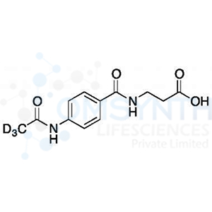 N-[4-(Acetylamino)benzoyl]-β-alanine-D3