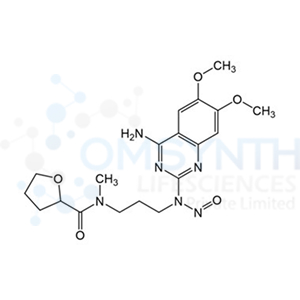 N-(3-((4-Amino-6,7-dimethoxyquinazolin-2-yl)(nitroso)amino)propyl)-N-methyltetrahydrofuran-2-carboxamide