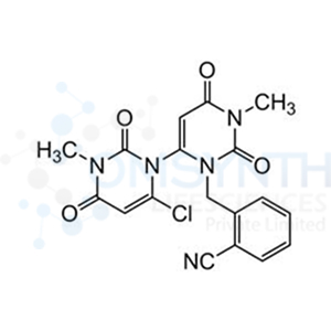 2-((6-Chloro-1',3-dimethyl-2,2',4,6'-tetraoxo-1',3,4,6'-tetrahydro-2H-[1,4'-bipyrimidin]-3'(2'H)-yl)methyl)benzonitrile